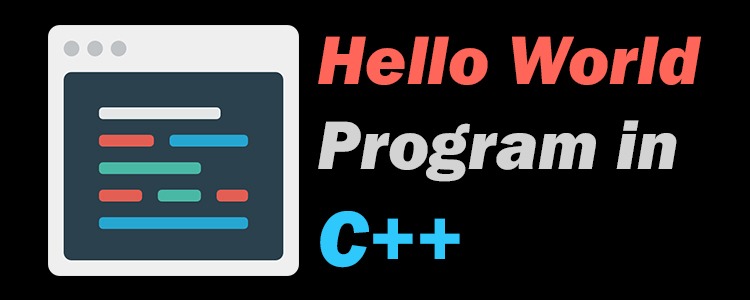 hello world program in c++