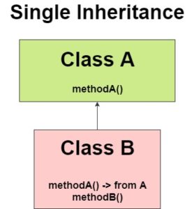 single inheritance program example