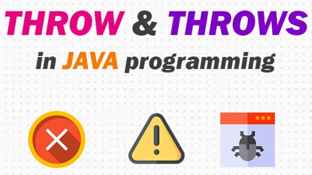 How to Use Throw and Throws in Java / Habr